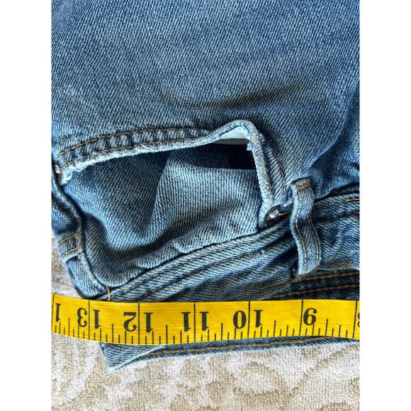 We The Free Cotton Straight Leg Frayed Jeans - Picture 5 of 7